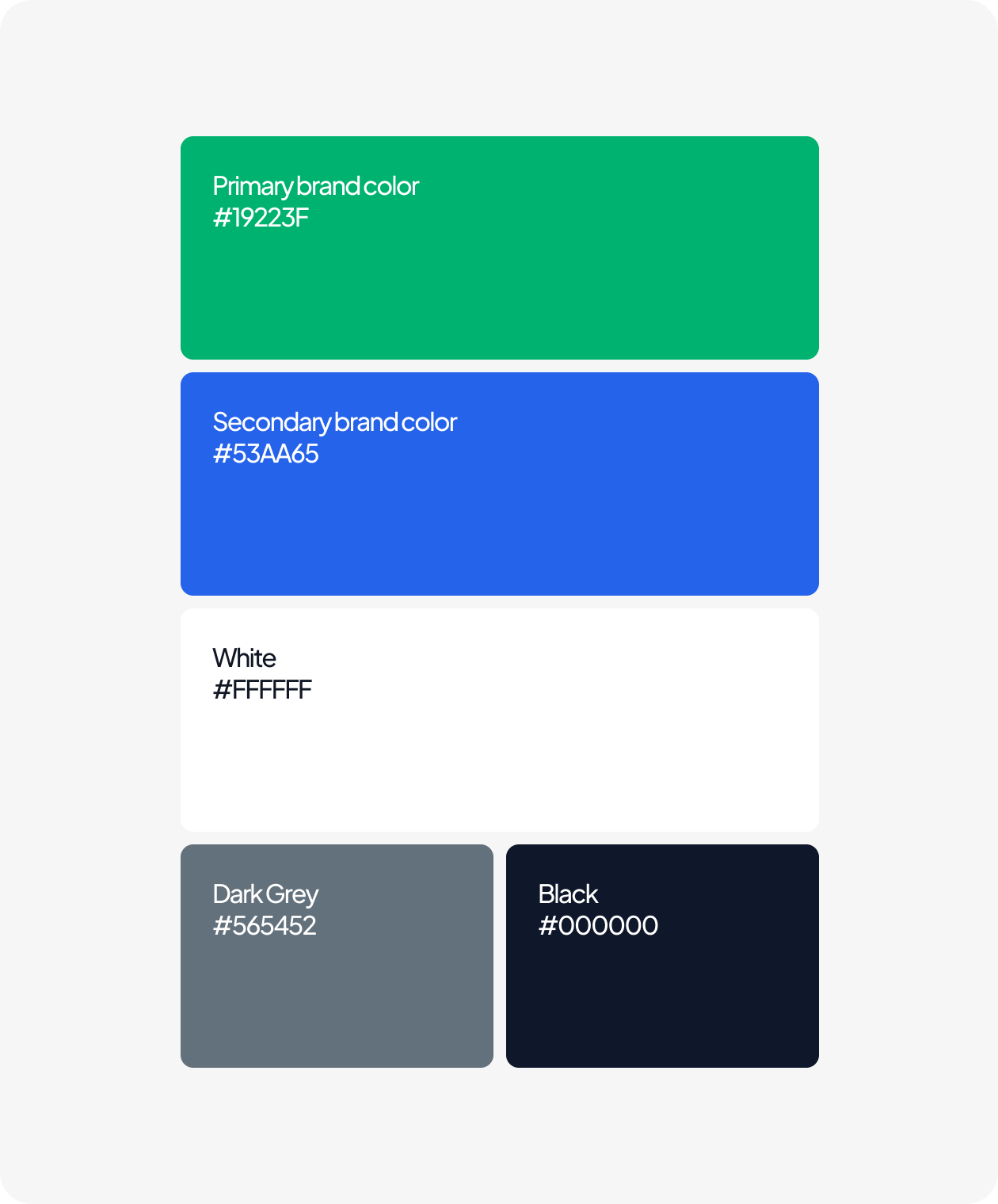 Atende Bem Brand Colors Palette