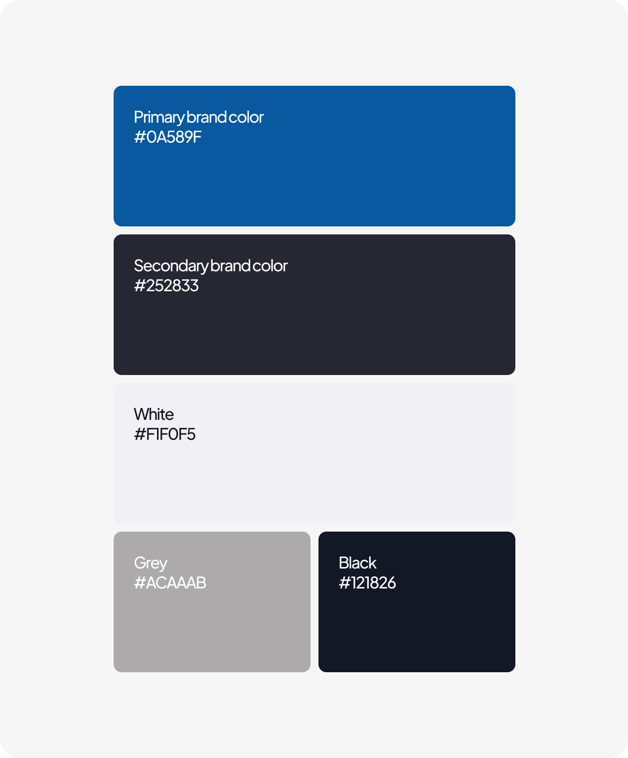 Elloflex Brand Colors Palette