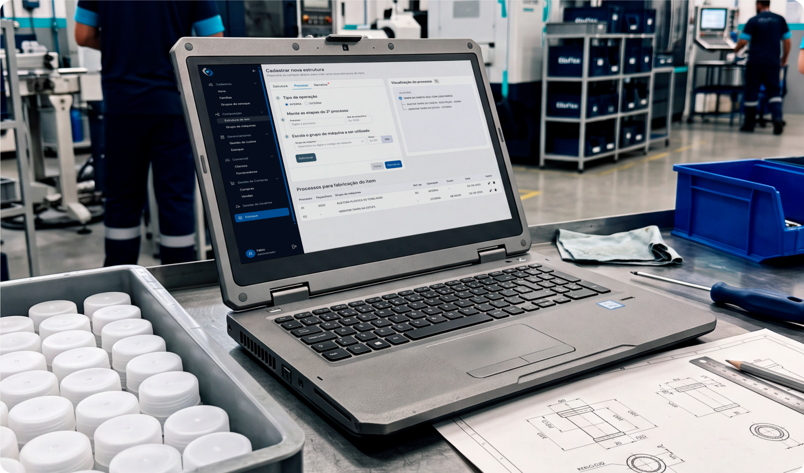 Elloflex ERP Interface Completa