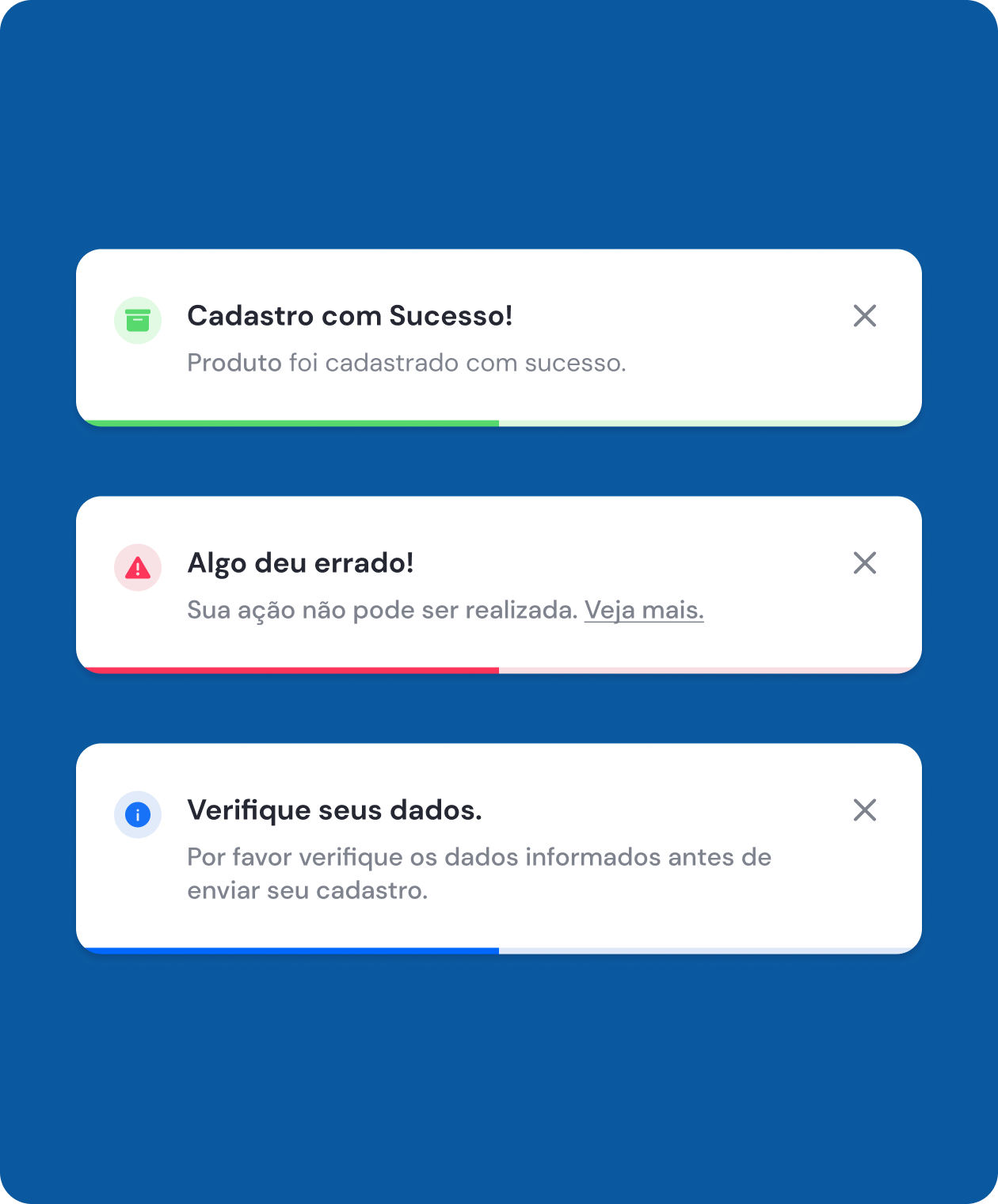 Elloflex - Componentes de Toast e Notificações