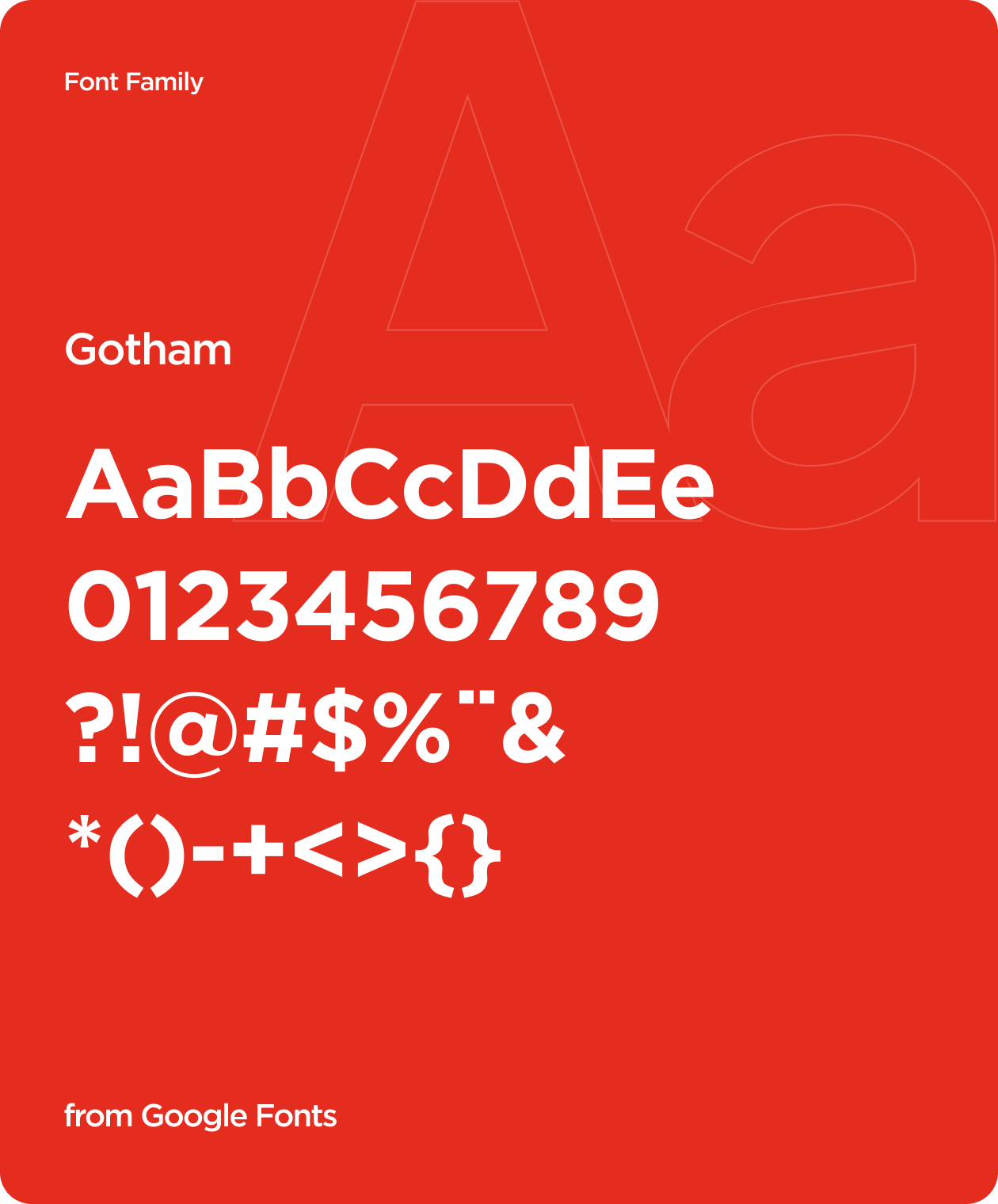 Primeira Mesa Design System Typography - Gotham