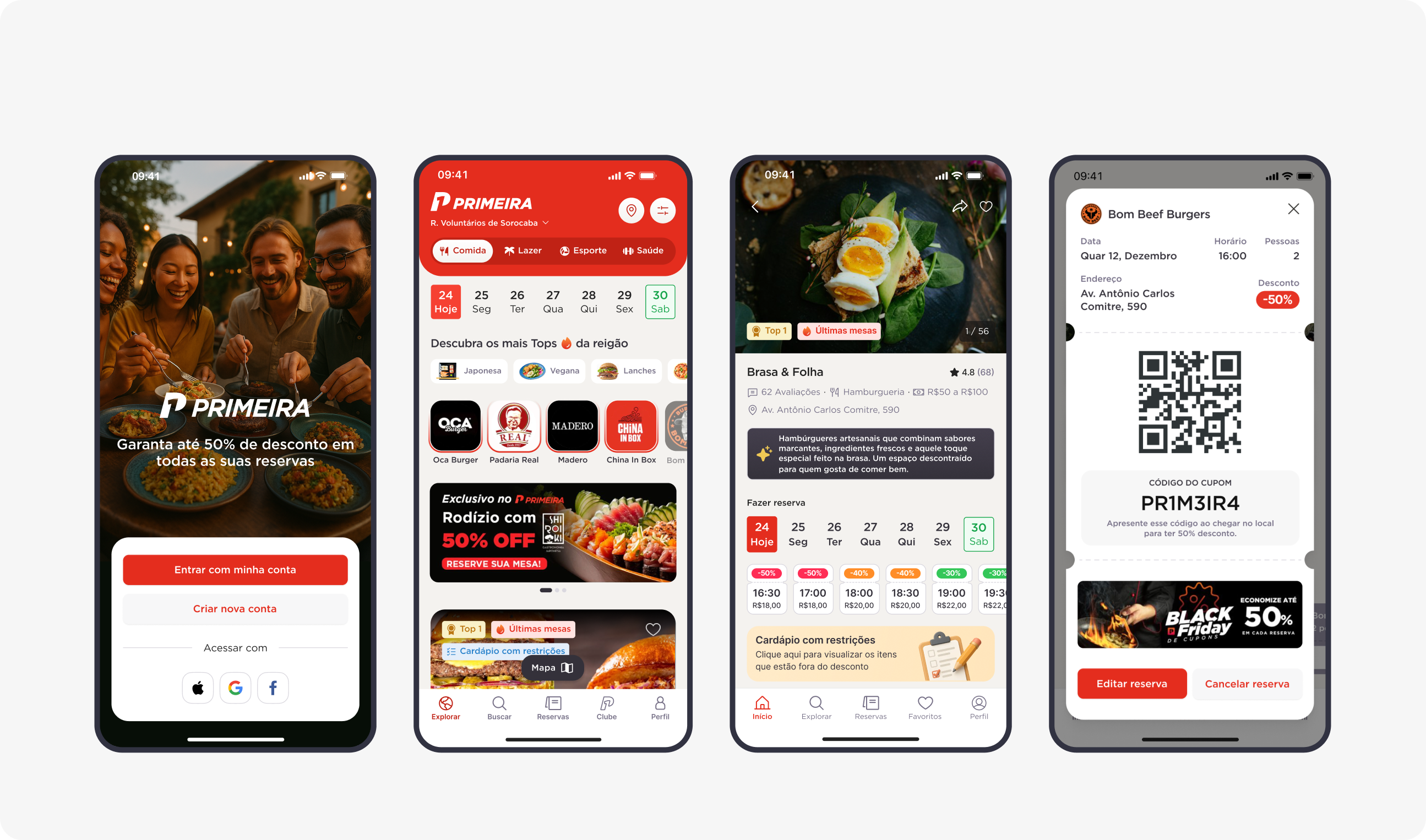 Primeira Mesa Mobile Onboarding Experience