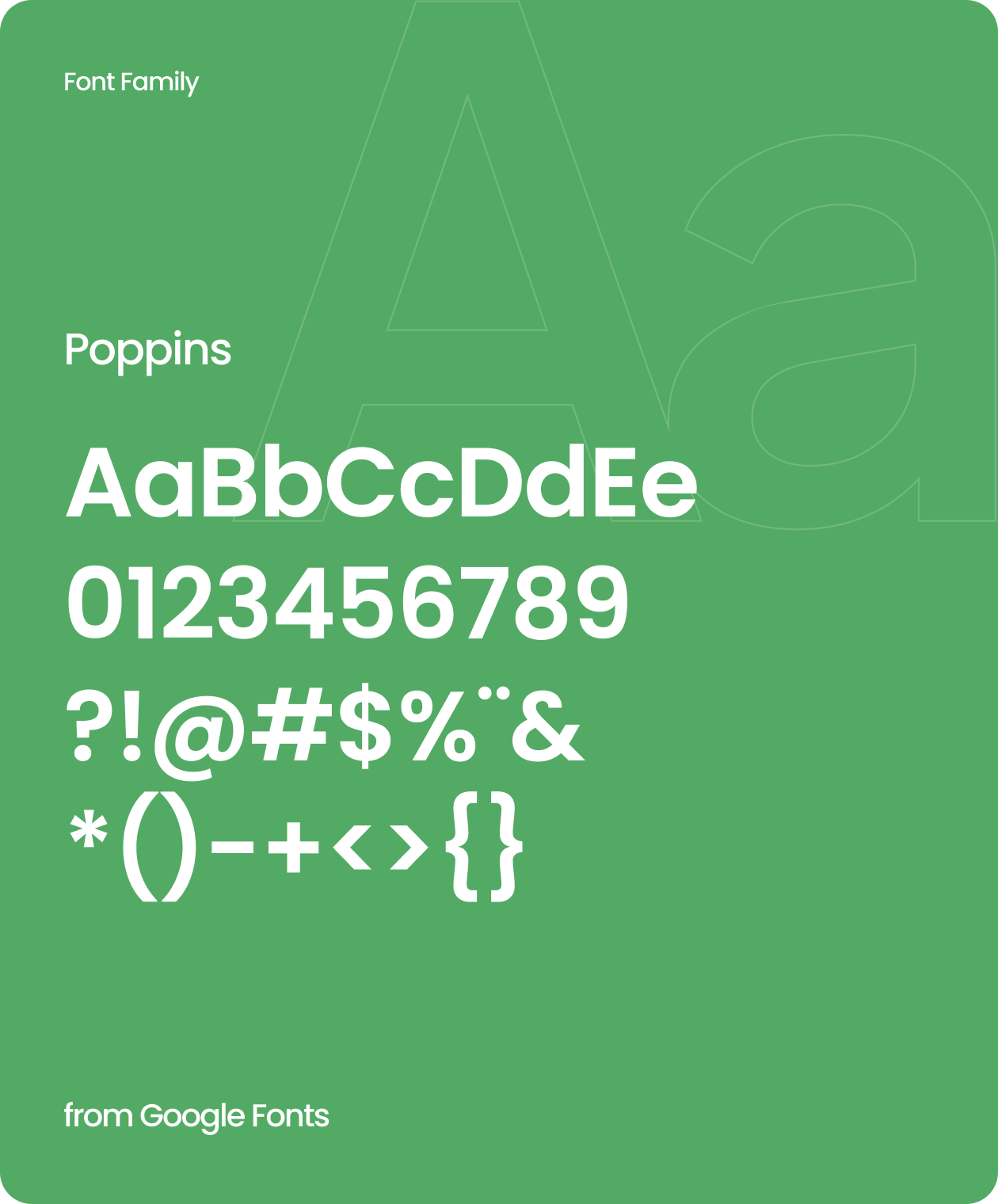 VOE Educacional Design System Typography - Poppins
